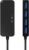 Aisens A106-0714 - USB 3.2 Hub - 4x USB 3.2 (Gen1, 5Gb/s) - Zwart