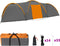 vidaXL - Iglotent - 8-persoons - 650x240x190 - cm - grijs - en - oranje