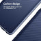 iMoshion Hoesje Geschikt voor iPhone 13 Pro Max Hoesje Siliconen - iMoshion Carbon Softcase Backcover - Blauw