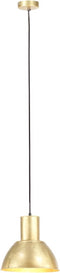 vidaXL Hanglamp rond 25 W E27 28.5 cm messingkleurig