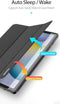 Dux Ducis Domo - Samsung Galaxy Tab S6 Lite - Hoes met auto-wake functie - Tri-fold design