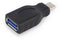ACT AC7355 - USB 3.2 Gen1 Type-C naar USB Type-A adapter - 5Gbps - Zwart