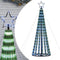 vidaXL LED-kerstboom - 275 LEDs - 180 cm - blauw