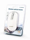 Gembird MUSW-4B-06-WS - Draadloze optische muis - 1600 DPI - Zilver/Wit