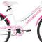 vidaXL - Kinderfiets - 24 - inch - roze - en - wit
