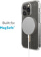 Speck Presidio - Soft case - MagSafe geschikt - Kristalhelder met glitter