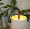 Light & Living Tafellamp Crane - Zwart/Crème - 33x30x76,5cm - Modern