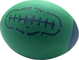 Foam rugby bal groen 24.5*18 cm.
