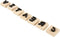 Foam stempels, afm 3x3 cm, dikte 13 mm, 42 stuks