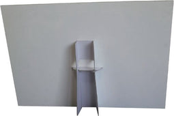 Foamboard steun A3 178X190mm wit | 10 stuks