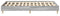 vidaXL - Bedframe - 120x190 - cm - Grijs - Sonoma - Geengineerd - Hout