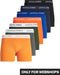 JACK & JONES JACKRIS - Heren Onderbroek 7-pack - 100% biologisch katoen - Zwart (7 stuks)