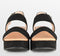 POSH by Poelman PARIS - Dames Sandalen - Plateauzool - Zwart - Maat 40