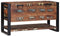 vidaXL - Opbergbak - Multikleur - 80x35x45 - cm - Massief - Gerecycled - Hout