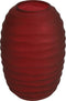 Non-branded Vaas Evita L 15 X 22,5 Cm Glas Donkerrood