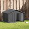 vidaXL Hondenhok - 116,5x103x81,5 cm - Gegalvaniseerd staal - Antraciet
