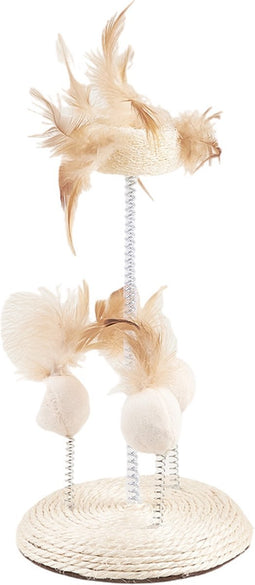 Fofos natural wobbler kattenspeelgoed 14x14x25 cm