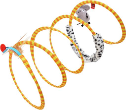 Fofos safari spiral cat tunnel 55x30x30 cm