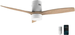Cecotec EnergySilence Aero 5600 Aqua Connected Plafondventilator met Licht en Wifi. 40 W, 52 inch met 3 messen, afstandsbedienin