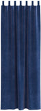 vidaXL - Blackout - Gordijnen - met - Hanglussen - 2 - stuks - Donkerblauwe - Fluweel