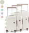 Skycases City Walker - 3-delige Kofferset - Lichtgewicht & Duurzaam - 34 77 94 Liter - 360° Spinner Wielen - TSA-slot - Beige