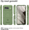 iMoshion Hoesje Geschikt voor Google Pixel 8 Hoesje Siliconen - iMoshion Rugged Shield Backcover - Donkergroen