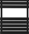 Platte Paneel Handdoekradiator - 1200mm x 450mm - 1892 BTU - Zwart