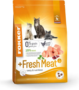 Fokker - Kat +Fresh Meat Kattenvoer 2.5 KG