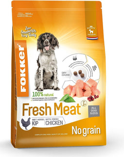 Fokker - Premium + Fresh Meat Hondenvoer 13 KG