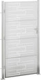 vidaXL - Poort - 100x180 - cm - roestvrij - staal