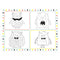 Folat BV kleurplaat placemat monster bash, 6st.