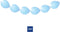 Folat - Doorknoopballonnen licht blauw 8 stuks