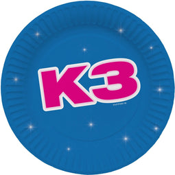 Folat - K3 - Borden (8 stuks) - 23 cm