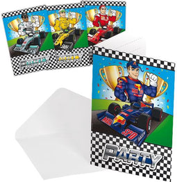 Folat - Kaarten uitnodiging Formule 1 - 8 stuks