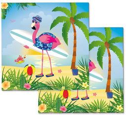 Folat - Servetten Flamingo 33x33cm (20 stuks)