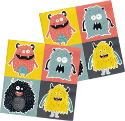 Folat - Servetten Monster Bash 33 x 33 cm - 20 stuks