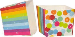 Folat Snoepbakjes Rainbow Bday Papier 5 Stuks