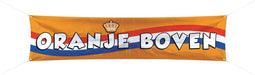Folat - Straatbanner Oranje Boven 180x40 cm - WK voetbal 2026 - WK voetbal versiering - Olympische spelen