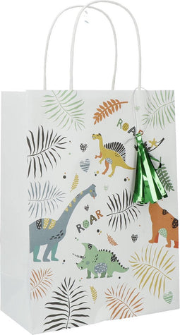 Folat - Uitdeelzakjes Dino Roars - 6 stuks - 27 x 20 cm