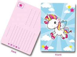 Folat - Uitnodigingen A6 Unicorn (8 Stuks)