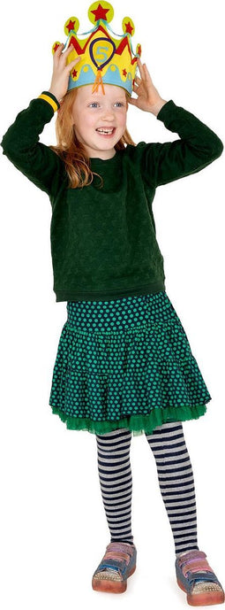 Folat Verjaardagskroon Jongens 36,5 Cm Vilt 1-5 Jaar