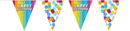 Folat - Vlaggenlijn Rainbow Bday - 6 meter