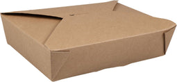 Fold-Pak Bak | Karton + PE | 1470ml | oosterse maaltijdbak | 216x159x48mm | bruin | 200 stuks