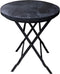Foldable Side Table Black 60
