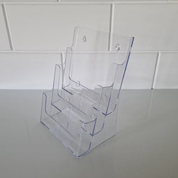 Folderbak 3-vak x A4 staand - 9 stuks