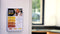 Folderbakje Europel wand A4 transparant