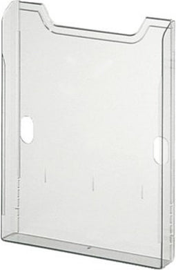 Folderhouder Exacompta wand A4 1-vak staand helder transparant | 10 stuks