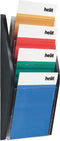 FOLDERHOUDER HELIT WAND 4 X A4 ZWART