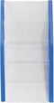 FOLDERHOUDER HELIT WAND 4 X A4 ZWART