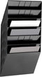 Folderrek Flexibox 6, 6 dispensers, A4, staand of liggend, verschillende hoogtes. Hoogtes